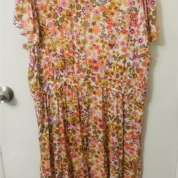 Beachlunchlounge Floral Tiered Dress XXL Cottagecore Coastal Cowgirl Romantic - Picture 6 of 6